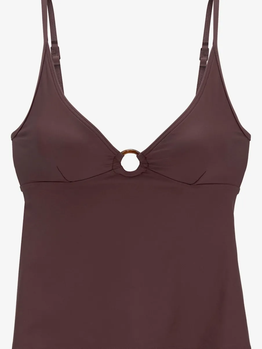 Hauts de tankini avec bonnets amovibles et bretelles ajustables