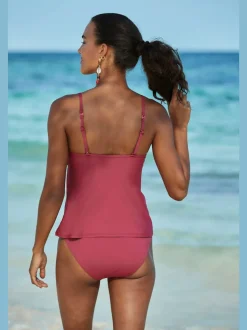 Hauts de tankini avec bonnets amovibles et bretelles ajustables
