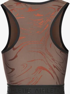 Hauts techniques courts avec glissière et ceinture élastique