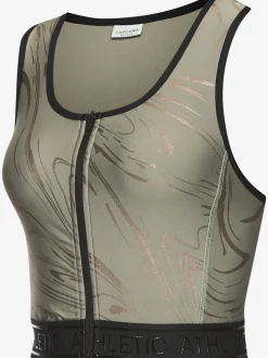 Hauts techniques courts avec glissière et ceinture élastique