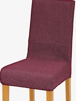 Housse de chaise mélange de matières facile d'entretien