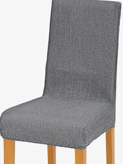 Housse de chaise mélange de matières facile d'entretien
