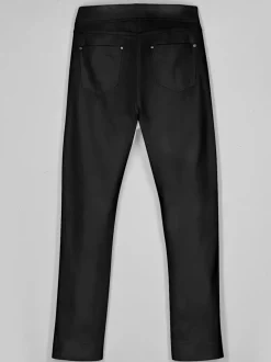 Jean 7/8 avec ceinture intérieure élastique et 5 poches