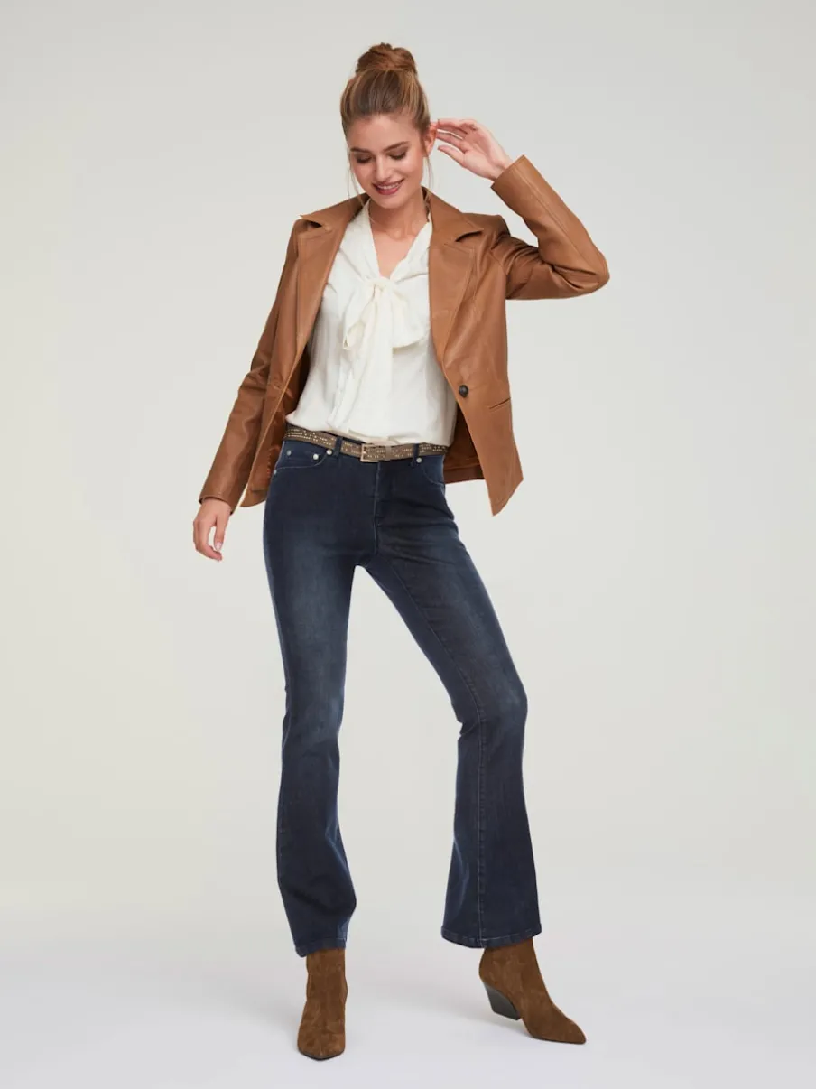 Jean bootcut avec Power Mesh et élasthanne intégré