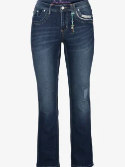 Jean bootcut détails décoratifs