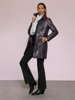 Jean bootcut en modal-coton avec ceinture gainante et poches
