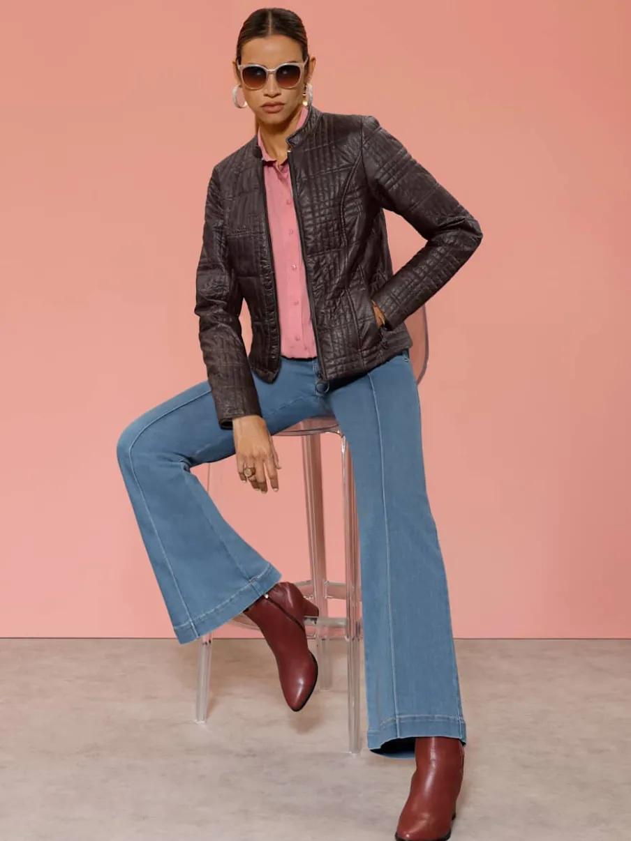 Jean bootcut qualité coton et modal agréable à porter