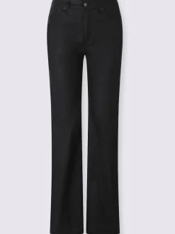 Jean bootcut revêtement brillant