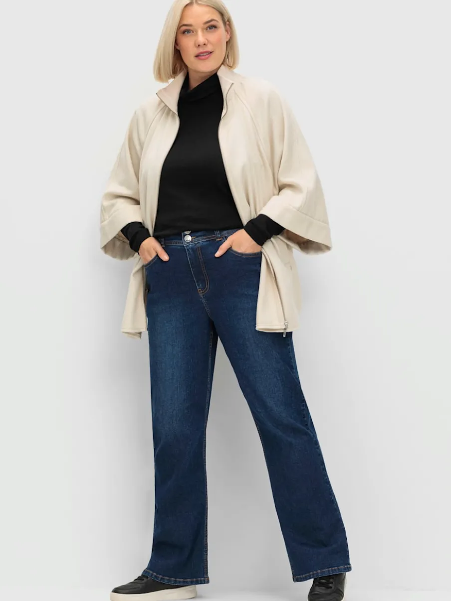 Jean bootcut taille étroite et cuisses fortes