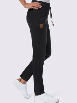 Jean à ceinture élastique avec poches et coulisse