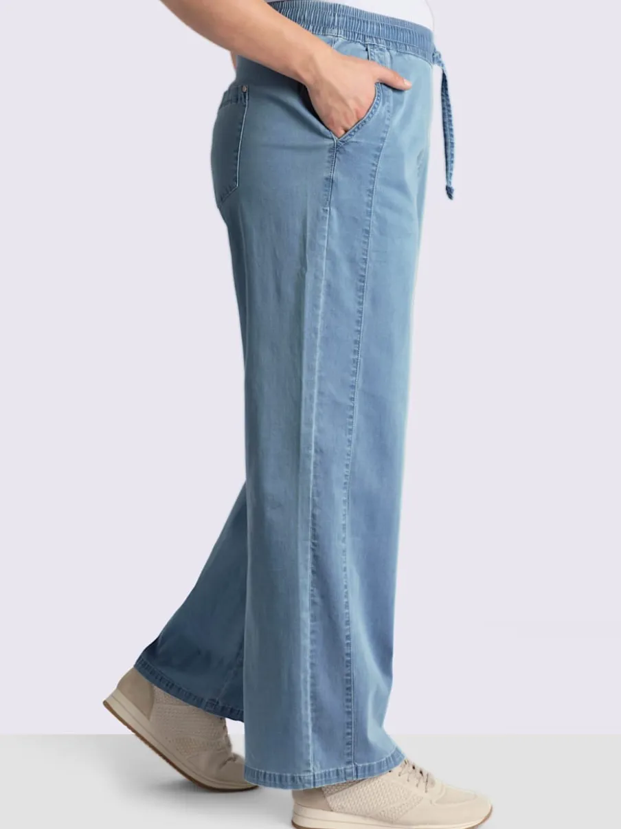 Jean ceinture élastique confortable
