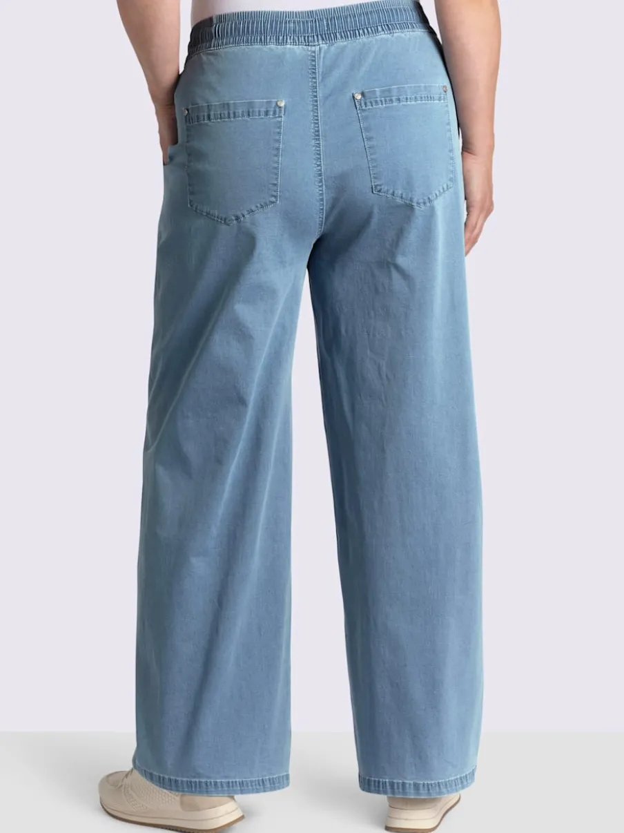 Jean ceinture élastique confortable