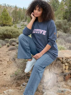 Jean ceinture élastique confortable