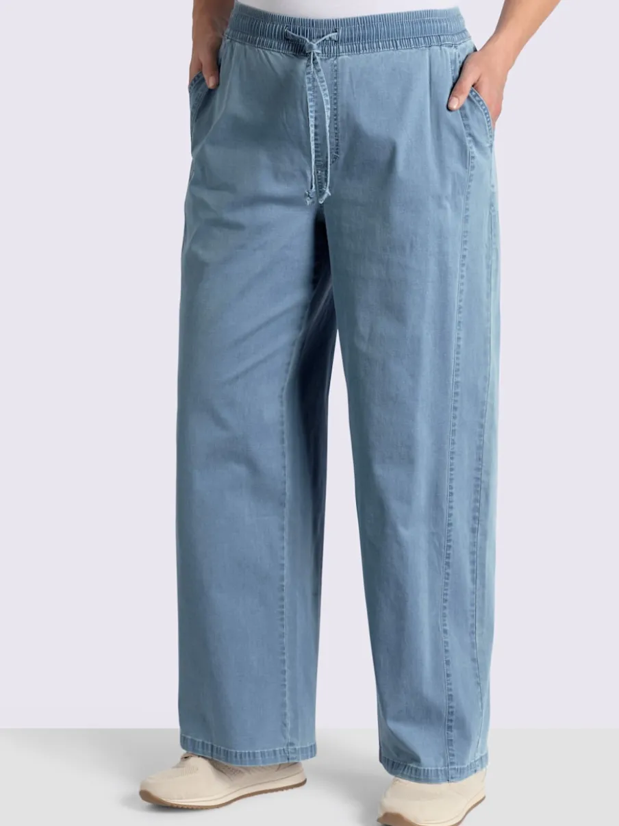 Jean ceinture élastique confortable