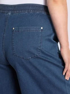 Jean ceinture élastique confortable