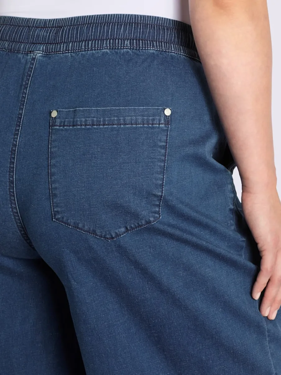Jean ceinture élastique confortable