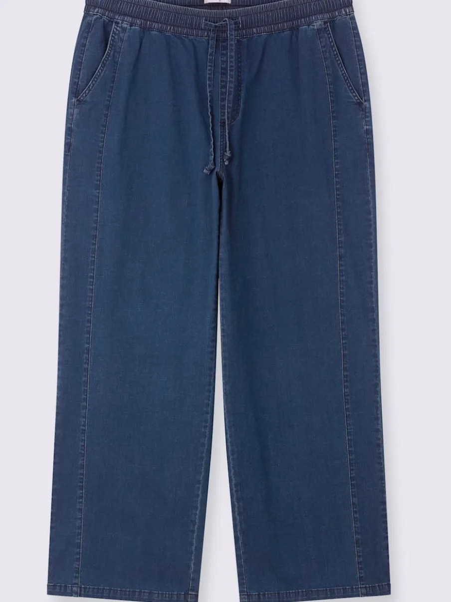 Jean ceinture élastique confortable