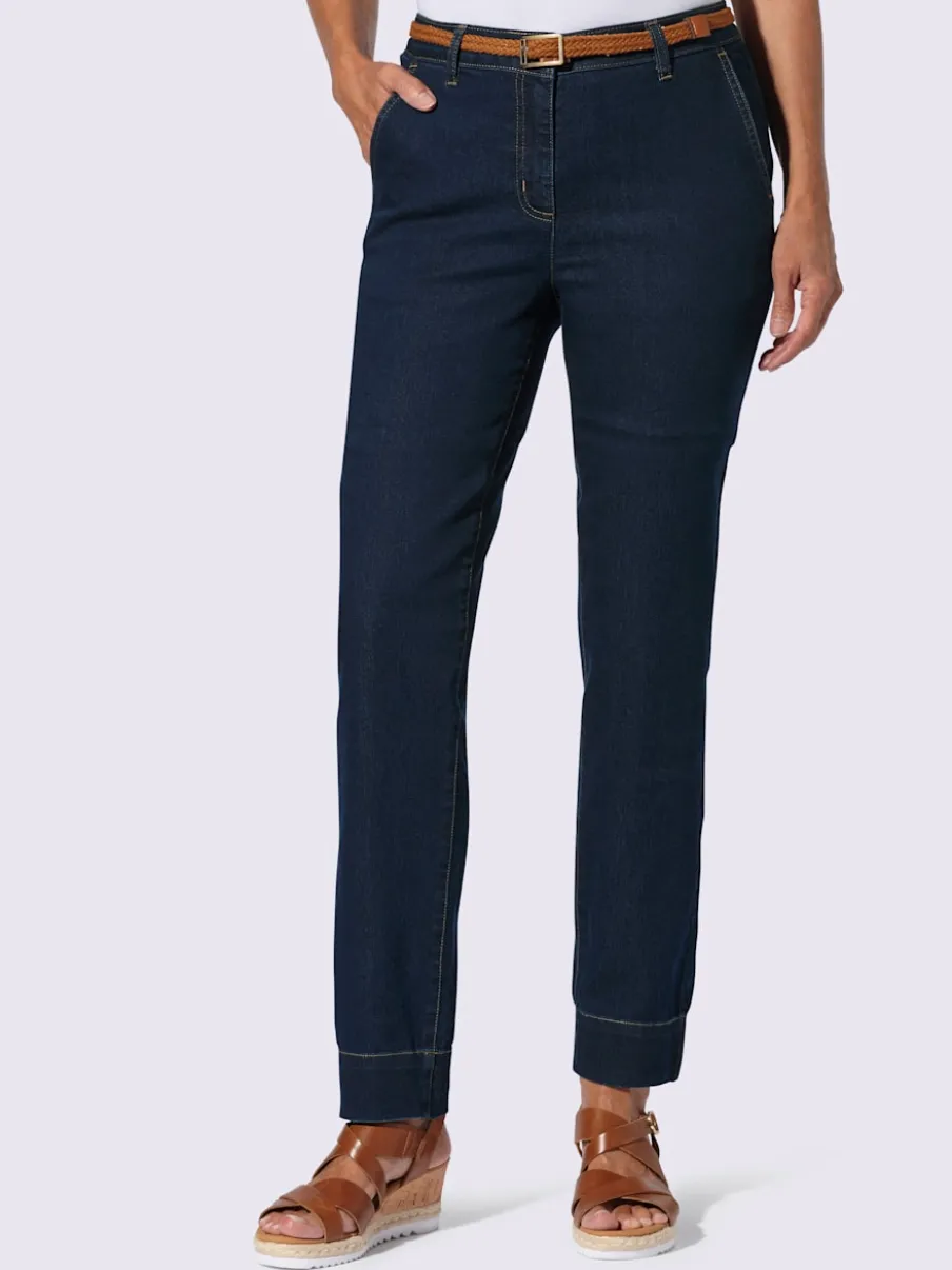 Jean chino en coton doux et élastique confortable