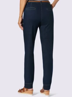 Jean chino en coton doux et élastique confortable