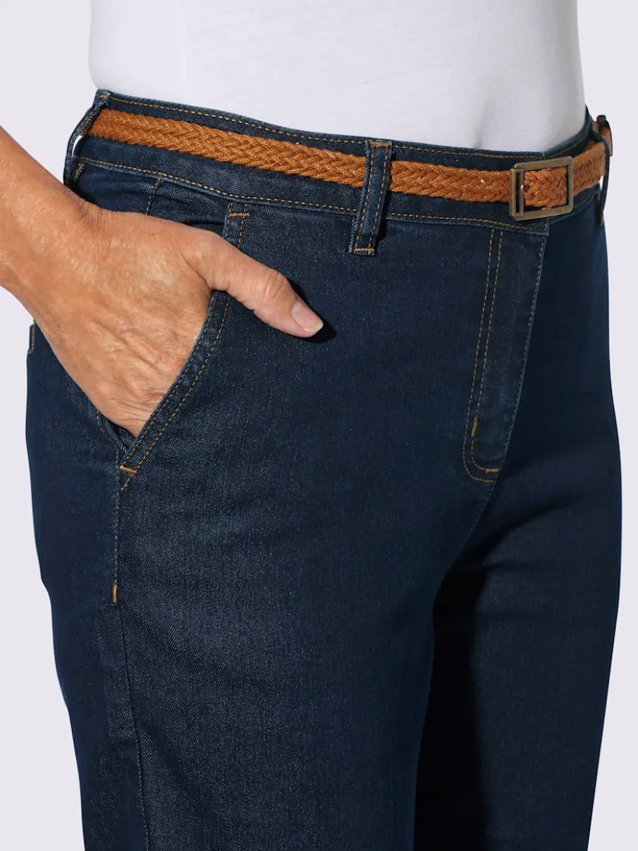 Jean chino en coton doux et élastique confortable
