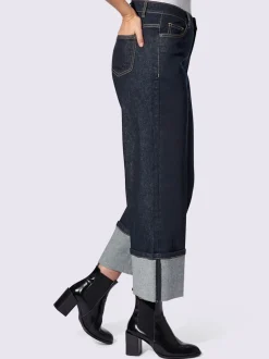 Jean Comfort Fit avec revers aux jambes cinq poches