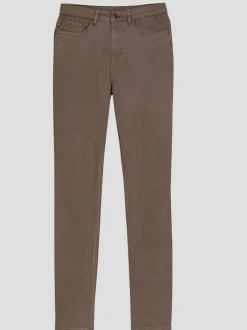 Jean coupe classique avec cinq poches et ceinture élastique
