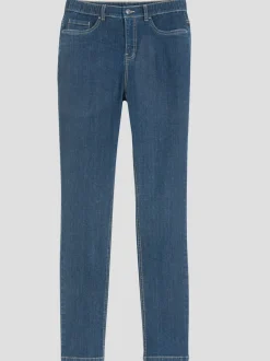 Jean coupe classique avec cinq poches et ceinture élastique