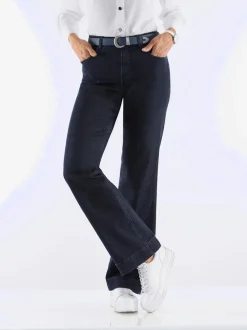 Jean coupe classique à 5 poches jambes larges
