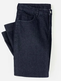 Jean coupe classique à 5 poches jambes larges