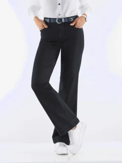 Jean coupe classique à 5 poches jambes larges
