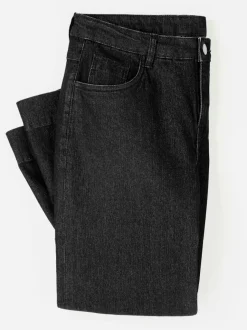 Jean coupe classique à 5 poches jambes larges