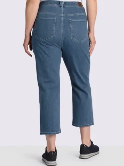 Jean coupe droite aux jambes