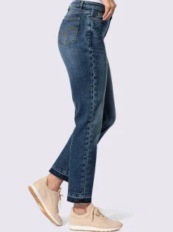 Jean décontracté cinq poches en coton extensible doux