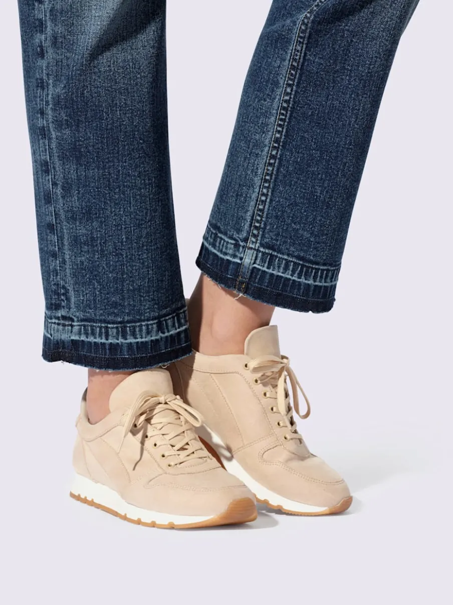 Jean décontracté cinq poches en coton extensible doux