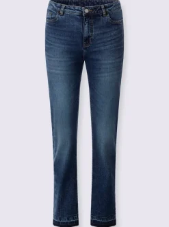 Jean décontracté cinq poches en coton extensible doux