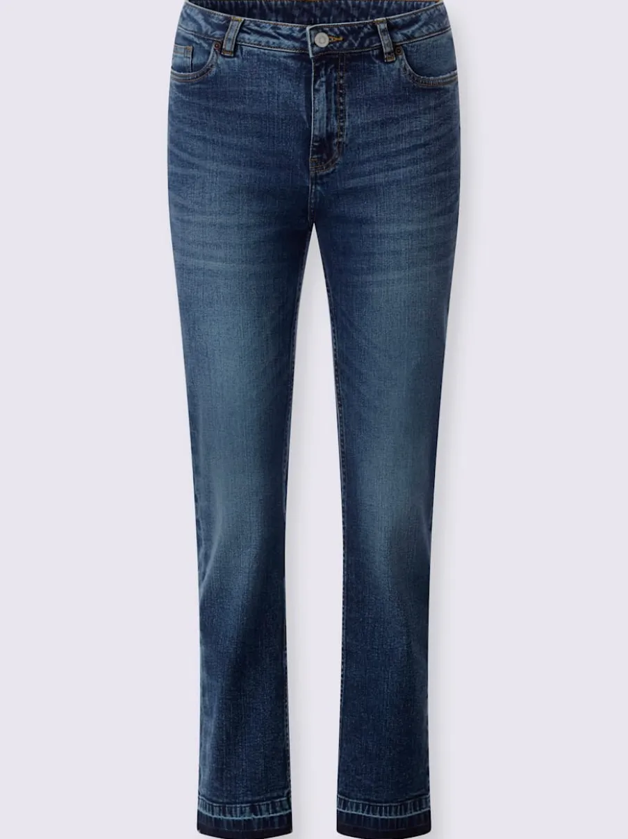 Jean décontracté cinq poches en coton extensible doux