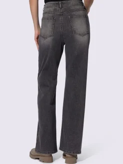 Jean décontracté à jambes larges en denim confortable