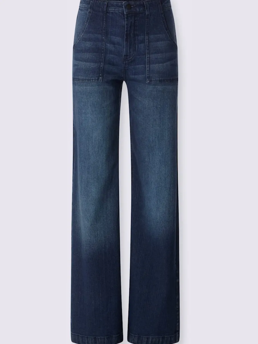 Jean délavage tendance