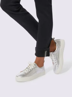 Jean droit en denim avec pierres brillantes fantaisie