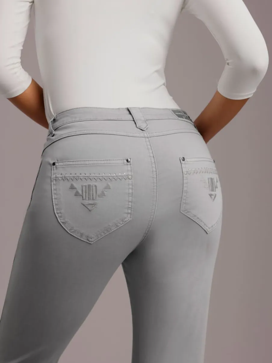 Jean droit mélange coton et lyocell de qualité