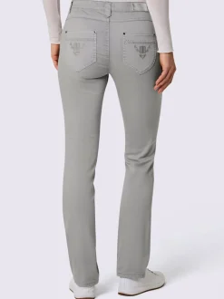 Jean droit mélange coton et lyocell de qualité