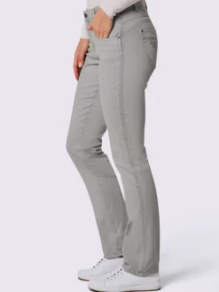 Jean droit mélange coton et lyocell de qualité