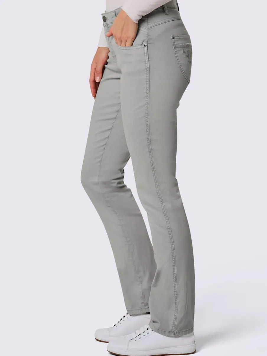 Jean droit mélange coton et lyocell de qualité