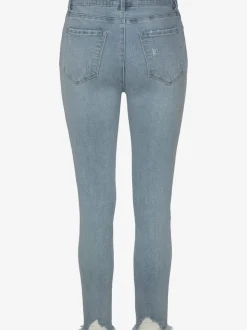 Jean effet déchiré en coupe Slim Fit avec cinq poches