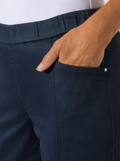 Jean en twill confortable avec ceinture élastique ajustable