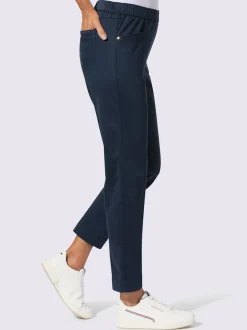 Jean en twill confortable avec ceinture élastique ajustable