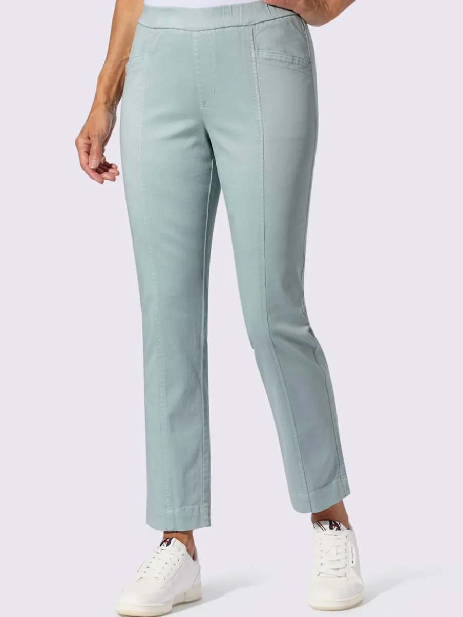 Jean en twill confortable avec ceinture élastique ajustable