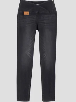 Jean extensible effet ventre plat ceinture haute confortablement ajusté