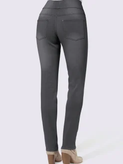 Jean femme coupe slim 5 poches élastique confortable