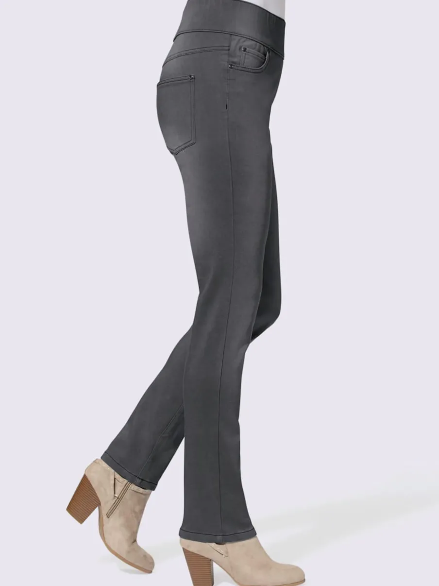Jean femme coupe slim 5 poches élastique confortable
